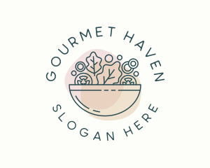 Salad Bowl Restaurant logo design