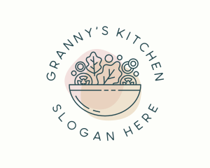 Salad Bowl Restaurant logo design