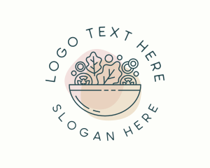 Salad Bowl Restaurant logo design