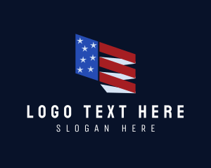 United States - American State Flag logo design