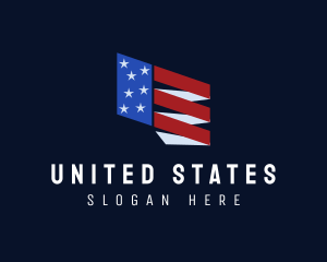 American State Flag logo design