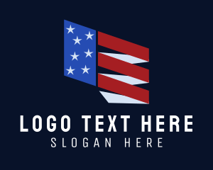 Republican - American State Flag logo design