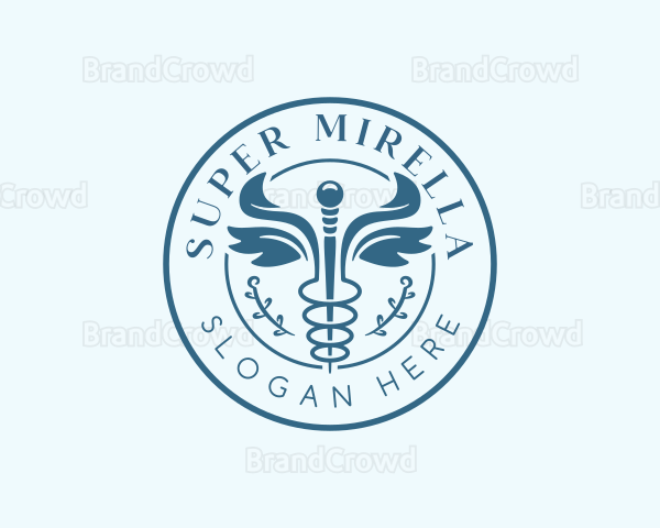 Pharmaceutical Healthcare Caduceus Logo