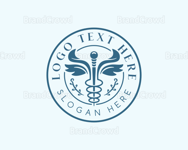 Pharmaceutical Healthcare Caduceus Logo