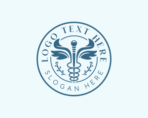 Lab - Pharmaceutical Healthcare Caduceus logo design