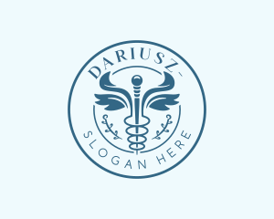Nursing - Pharmaceutical Healthcare Caduceus logo design