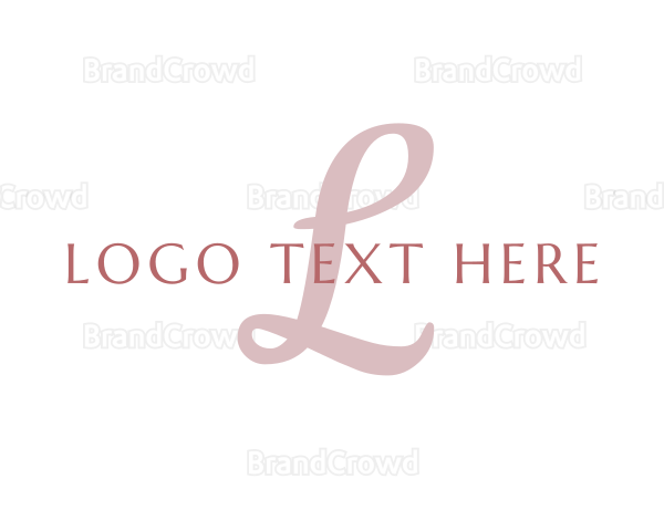 Elegant Cursive Boutique Logo