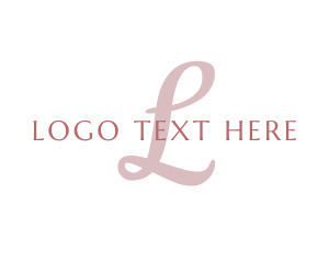 Cosmetic - Elegant Cursive Boutique logo design
