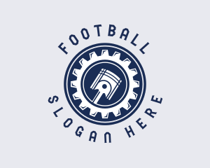 Engineer - Piston Gear Mechanic logo design