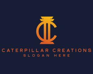 Concrete Construction Column logo design