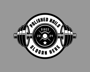 Training Gym Weightlifting Logo