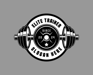 Training Gym Weightlifting logo design