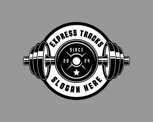 Training Gym Weightlifting logo design