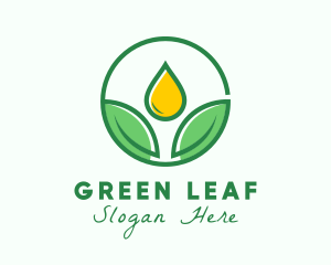 Herbal Oil Extract logo design