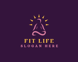 Sunrise Fitness Yoga  logo design