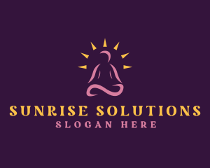 Sunrise Fitness Yoga  logo design