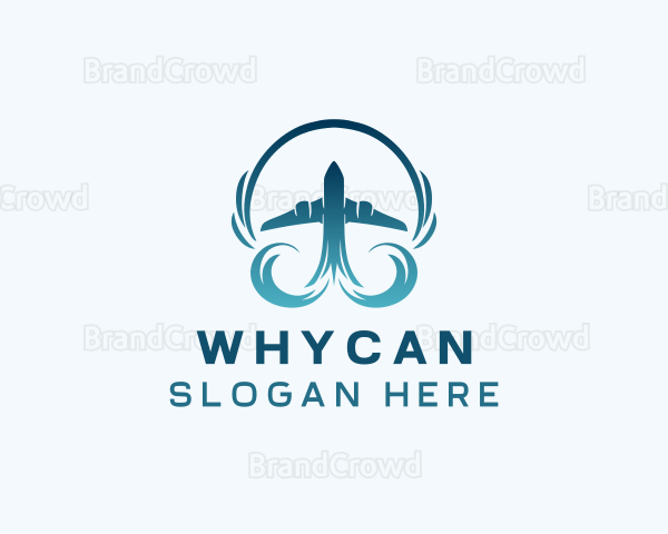 Pilot Airplane Travel Logo