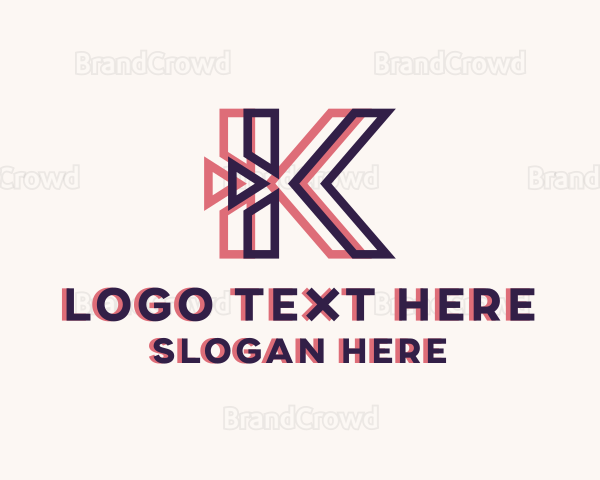 Architecture Studio Letter K Logo