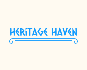 History - Blue Greek Restaurant logo design