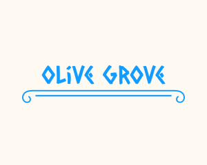 Greece - Blue Greek Restaurant logo design