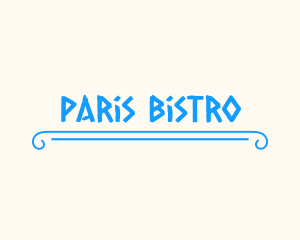 Blue Greek Restaurant logo design