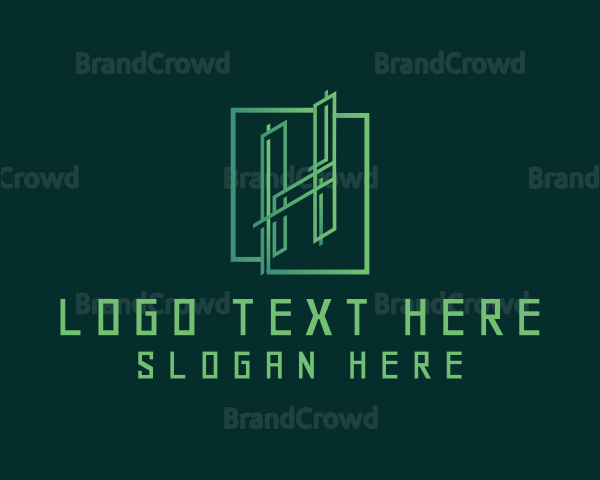 Modern Business Technology Letter H Logo