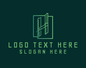 Modern Business Technology Letter H Logo