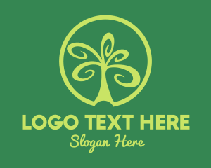 Eco-fiendly - Green Tree Landscaping logo design