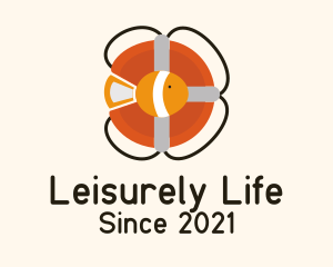 Life Buoy Fish logo design