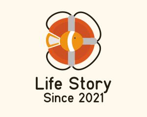 Life Buoy Fish logo design