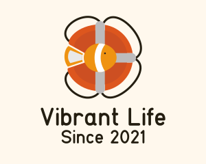 Life Buoy Fish logo design