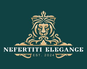 Lion Elegant Shield logo design