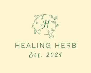 Nature Organic Herb logo design