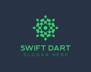 Dart - Geometric Abstract Target logo design