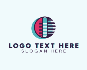 Photography - Creative Digital Letter O logo design