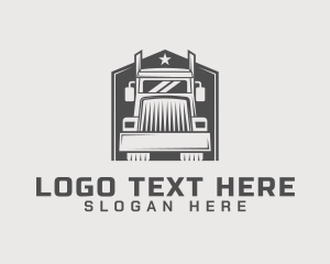 Freight - Cargo Truck Company logo design