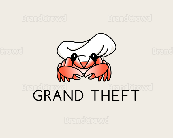 Crab Chef Hat Logo