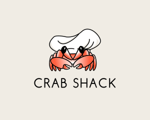 Crab - Crab Chef Hat logo design