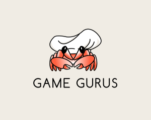 Water Park - Crab Chef Hat logo design