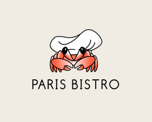 Crab Chef Hat logo design