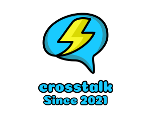 Science - Lightning Brain Chat logo design