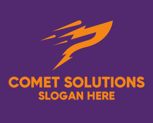 Comet - Orange Energy Drink logo design