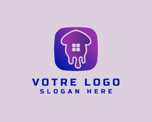 Drip - House Paint Drip logo design