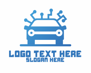 Car Dealer - Modern Car Mechanic logo design