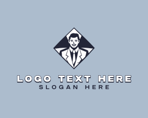 Suit - Employee Human Resources Consultant logo design