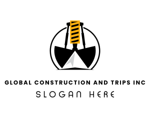 Mountain Clamshell Construction logo design