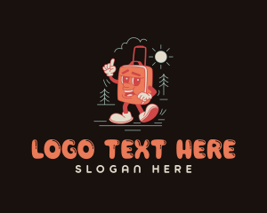 Luggage - Travel Luggage Adventure logo design