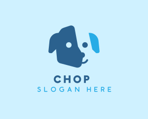 Happy Puppy Dog  Logo