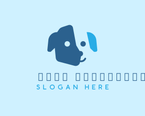 Mascot - Happy Puppy Dog logo design
