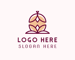 Scent - Maroon Lotus Fragrance logo design